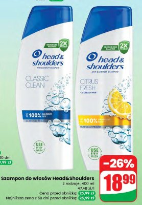 Szampon do włosów Classic Clean promocja w Dino