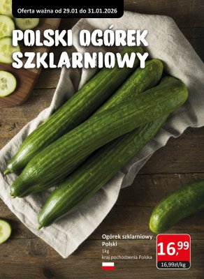 Ogórek szklarniowy Polski promocja w Market Point