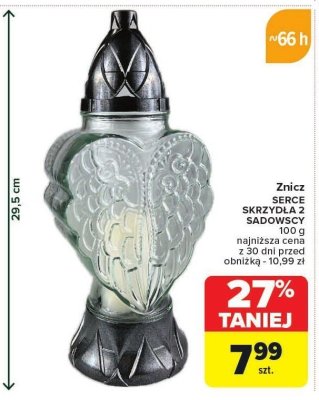 Znicz SERCE SKRZYDŁA Z SADOŁ promocja w Carrefour Market