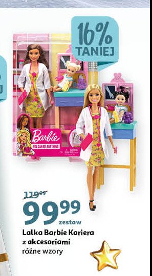 Lalka barbie lekarz pediatra Mattel promocja
