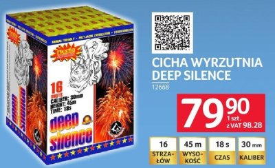 Fajerwerki Deep Silence Cicha wyrzutnia promocja w Selgros