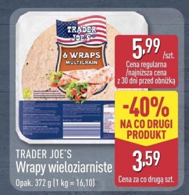 Wrapy wieloziarniste Trader Joe's promocja w Aldi