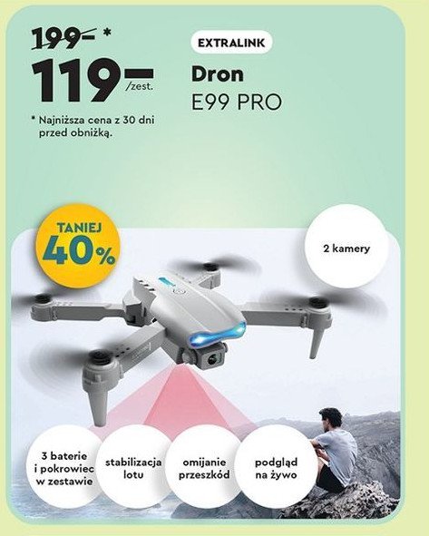 Dron e99 pro Extralink promocja