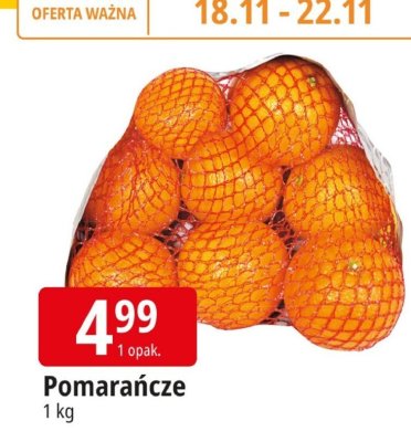 Pomarańcze promocja w Leclerc