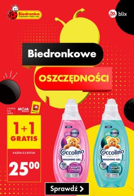 Żel do prania Coccolino promocja w Biedronka