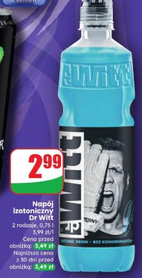 Napój izotoniczny 2 rodzaje promocja w Dino