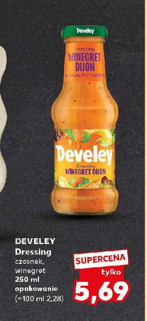 Dressing winegret dijon Develey promocja w Kaufland