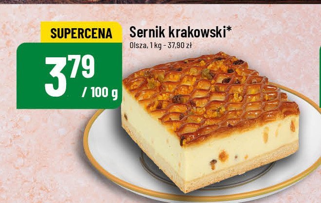 Sernik krakowski Olsza promocja