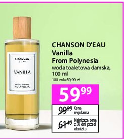 Woda  toaletowa Chanson d'eau vanilla promocja