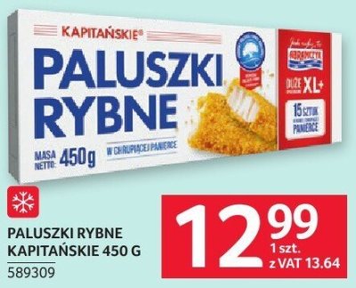 Paluszki rybne kapitańskie promocja w Selgros