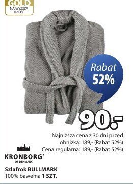 Szlafrok BULLMARK KRONBORG promocja w Jysk