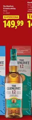 Whisky The Glenlivet, 12-letnia 700 ml promocja w Lidl