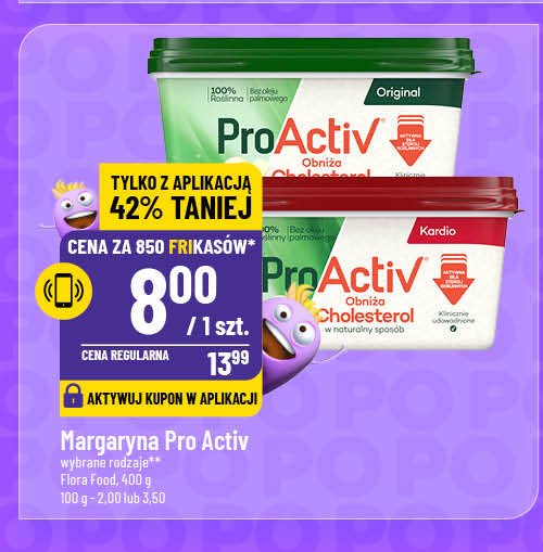 Margaryna zdrowe serce Flora pro-activ promocja