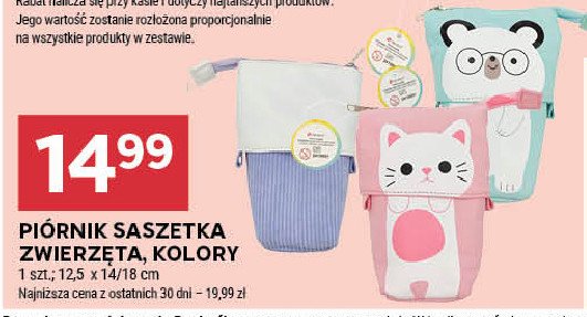 Piórnik - saszetka promocja