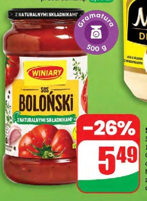 Sos Boloński  promocja w Dino