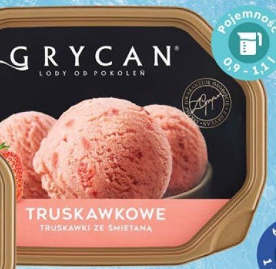 Lody truskawkowe promocja w Dino