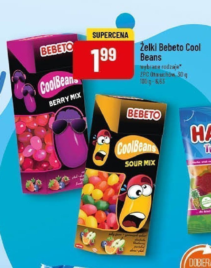 Cukierki-fasolki berry mix Bebeto promocja