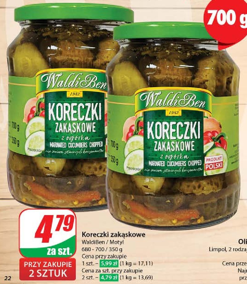 Koreczki zakąskowe Waldiben promocja