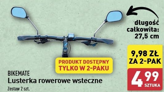 Lusterka rowerowe wsteczne BIKEMATE promocja