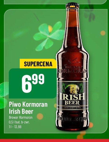 Piwo Kormoran irish beer promocja