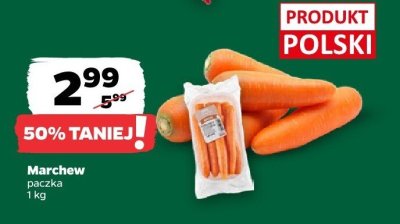 Marchew paczka 1 kg promocja w Netto