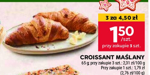 Croissant maślany promocja