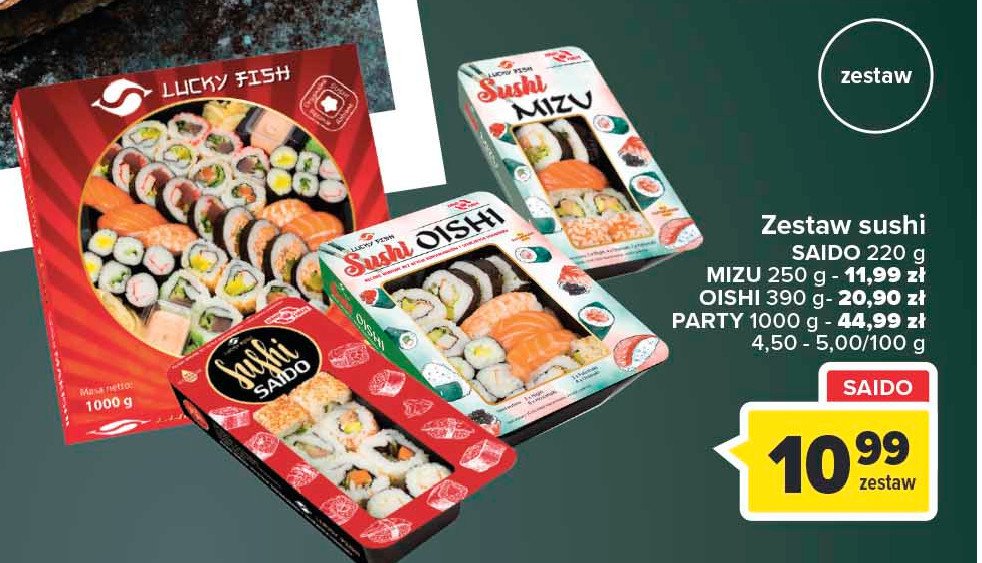 Zestaw sushi party Lucky fish promocje