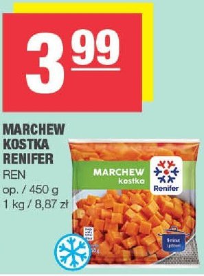 Marchew kostka Renifer Ren promocja w SPAR