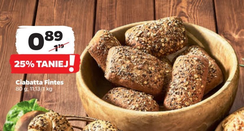 Ciabatta fitness promocja w Netto