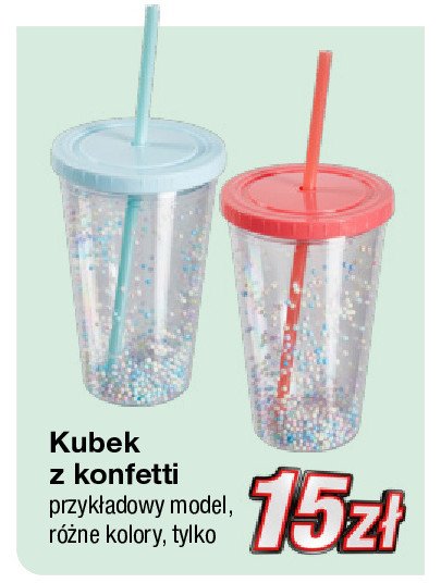 Kubek z konfetti promocja