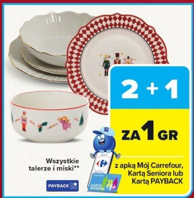 Wszystkie talerze i miski promocja w Carrefour