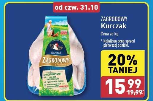 Kurczak zagrodowy Drosed promocja w Aldi