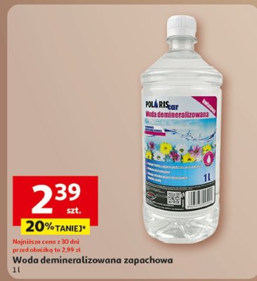 Woda demineralizowana zapachowa promocja w Auchan