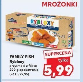 Rybloxy z fileta z mintaja Family fish promocja