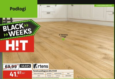Panele podłogowe BALFOUR AC5 10 mm 1,74 m² promocja w Leroy Merlin