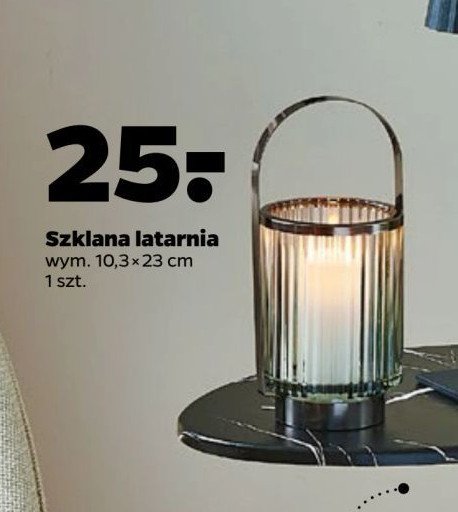 Latarenka szklana promocja w Netto