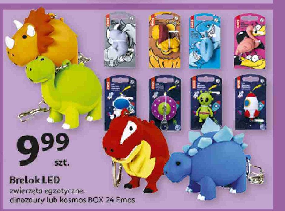 Brelok led kosmos promocja