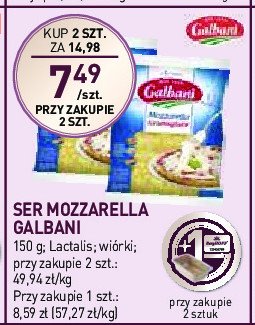 Ser mozzarella wiórki Galbani promocja