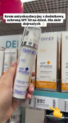 Krem antyoksydacyjny z dodatkową ochroną SPF 50 na dzień Anti Glycation promocja w Hebe