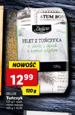 Filet z tuńczyka w oliwie z oliwek z koprem włoskim Deluxe promocja