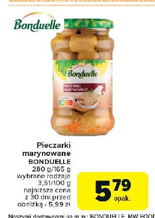 Pieczarki marynowane Bonduelle promocja