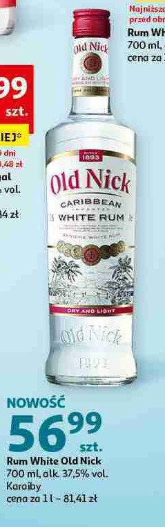 Rum Old nick caribbean white promocja