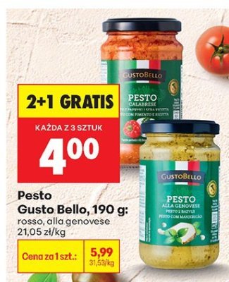 Pesto rosso promocja w Biedronka