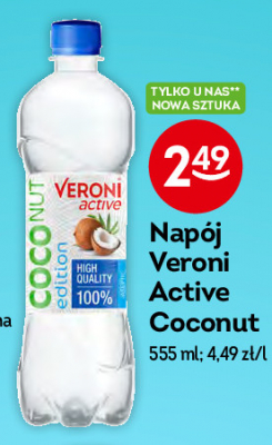 Napój Veroni active coconut promocja