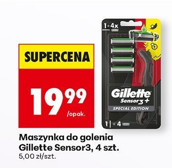 Maszynka do golenia Gillette Sensor3 promocja w Biedronka