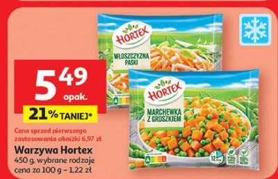 Warzywa Hortex promocja w Auchan