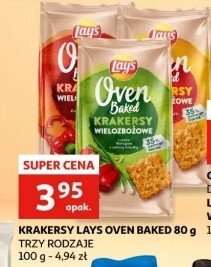 Krakersy wielozbożowe pomidor i bazylia Lay's oven baked (prosto z pieca) Frito lay lay's promocja