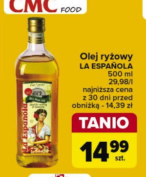 Olej ryżowy La espanola promocja