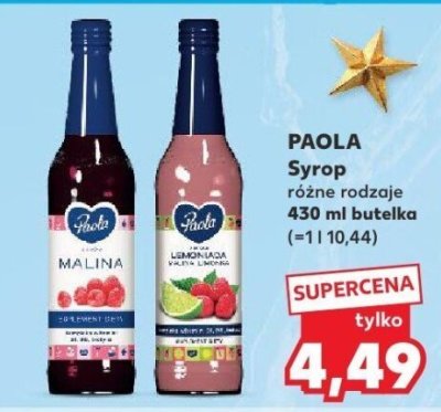 Syrop różne rodzaje  promocja w Kaufland