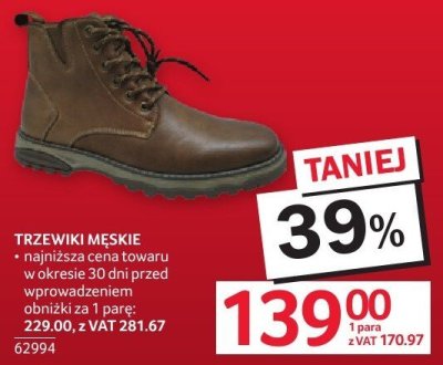 Trzewiki męskie promocja w Selgros